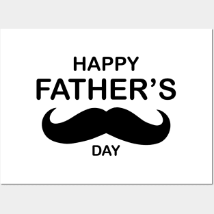 Super Dad Mustache Happy Fathers Day Posters and Art